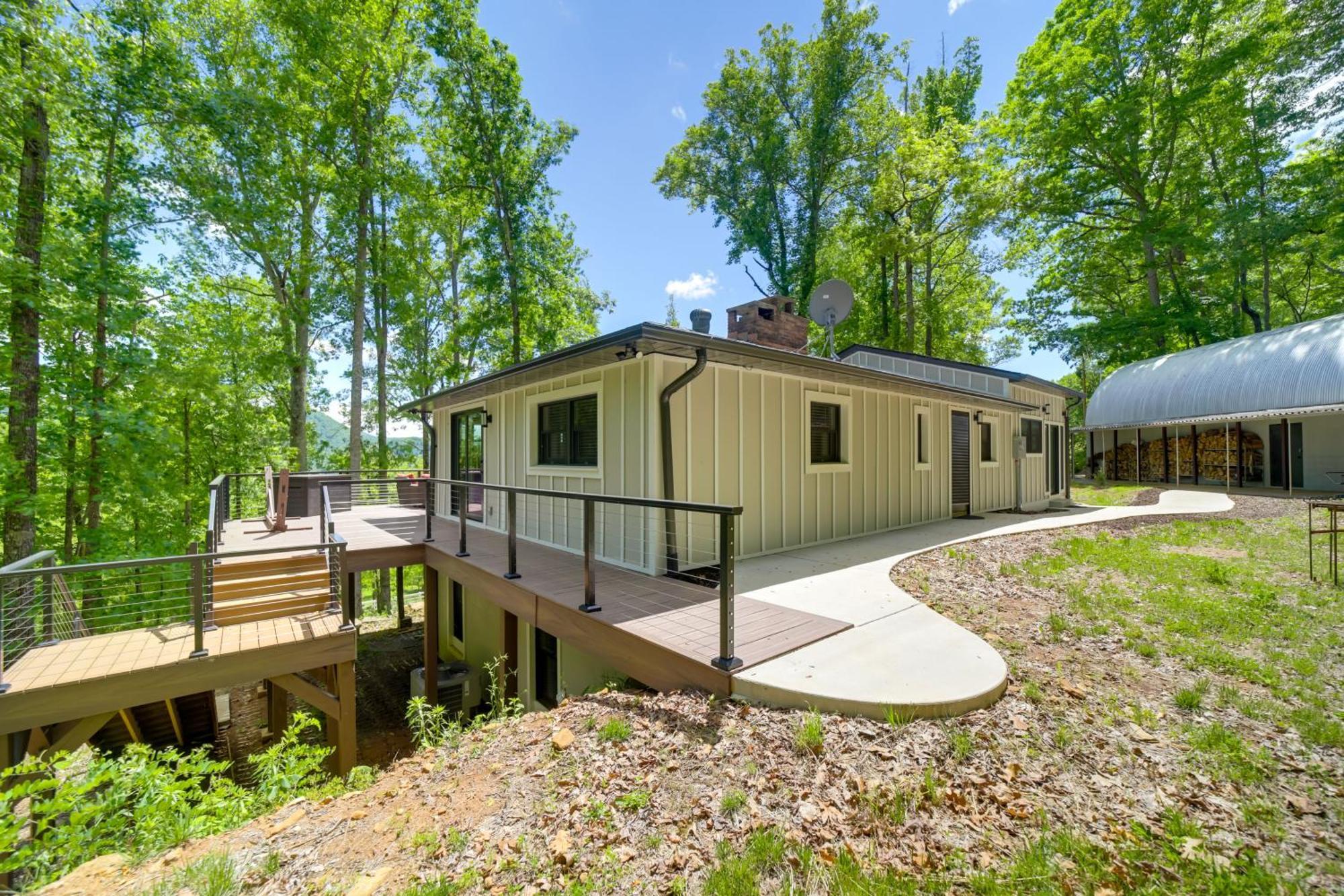 Vila Remote Smoky Mtn Escape With Views And Trail Access! Cullowhee Exteriér fotografie